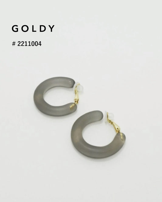 【送料無料】シックカラーフープイヤリング/GOLDY/ゴールディ/2211004/【追跡可能メール便】