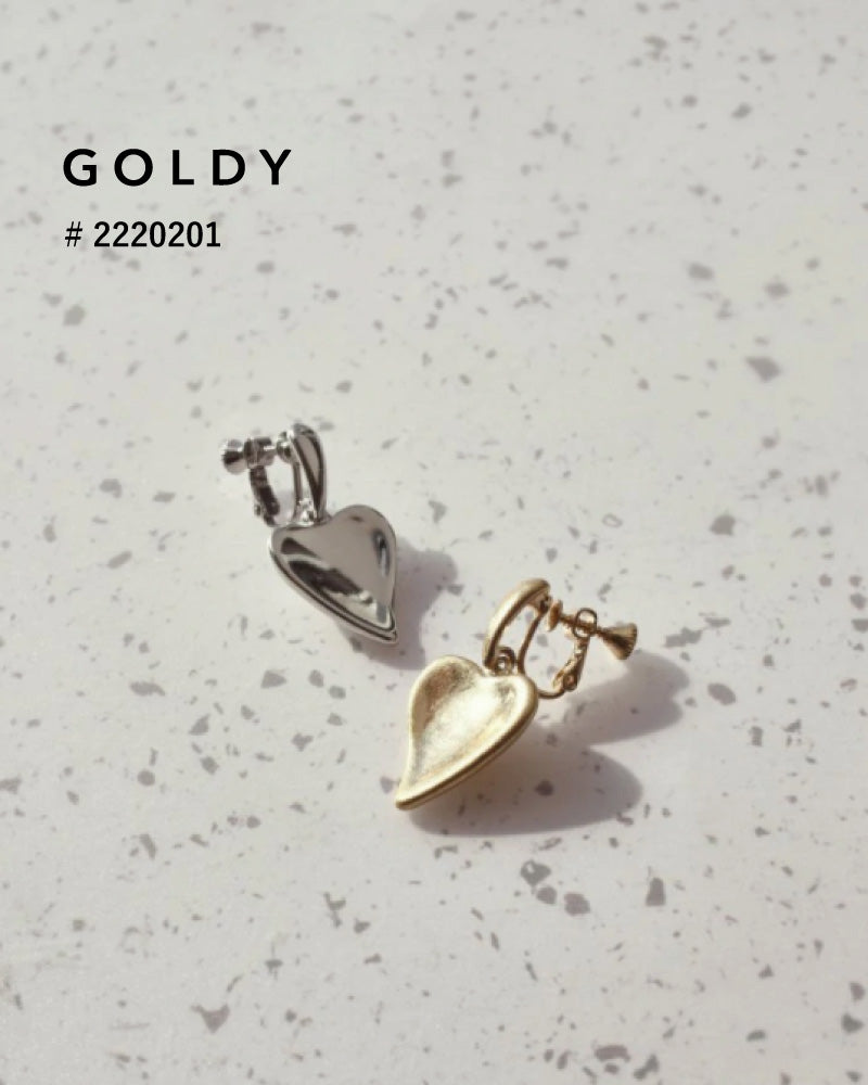 マチュアーハートイヤリング/GOLDY/ゴールディ/2220201