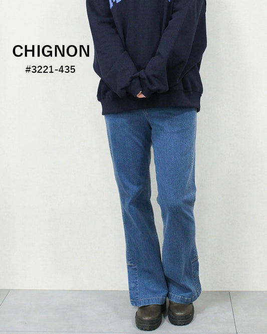 【即納】【送料無料】横スリットデニム/CHIGNON/シニヨン/3221-003